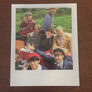 BTS Official Young Forever Polaroid Group Photo